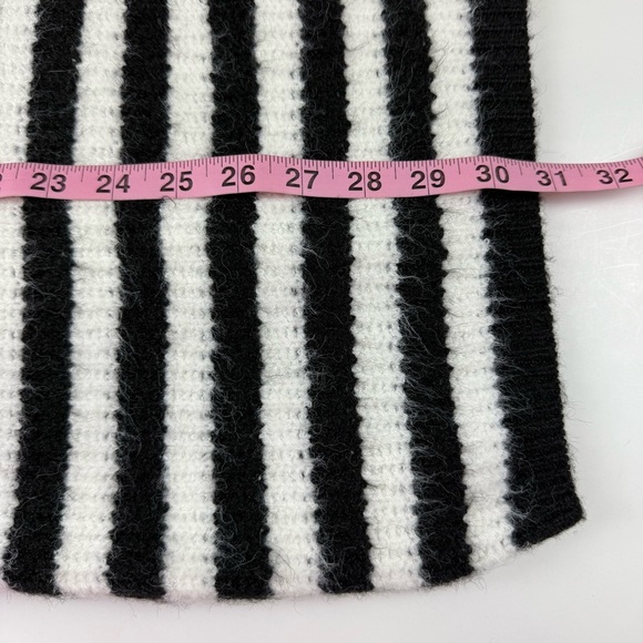 Princess Polly Deverell Sweater Dress Womens S/M Black White Striped Knit NWT - Picture 10 of 10